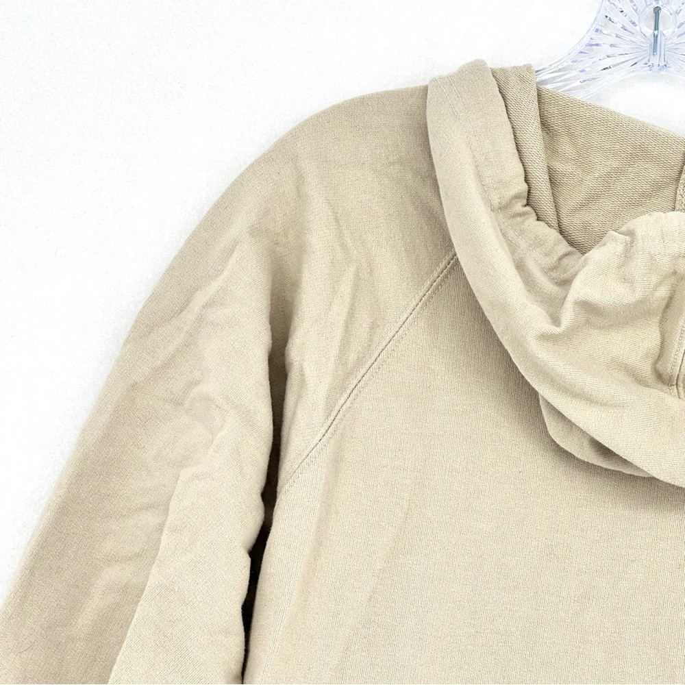 Independent Trading Co Men’s Zip Up Hoodie Tan Beige Full Zip Sweatshirt Medium - Picture 8 of 16